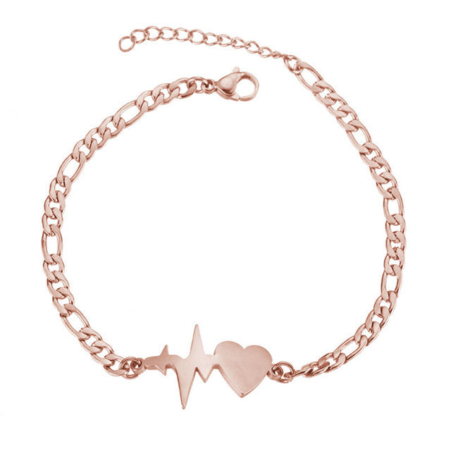 Wholesale Couple Bracelet Female High Sense Titanium Steel Bracelet Niche Design Couple Jewelry Stainless Steel Animal Letter Jewelry